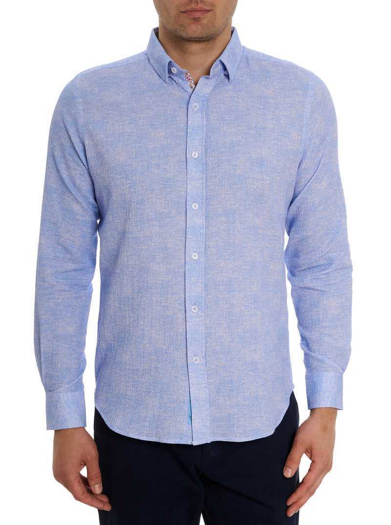 Robert Graham Reid Long Sleeve Button Down Shirt Białe | GDWOER719