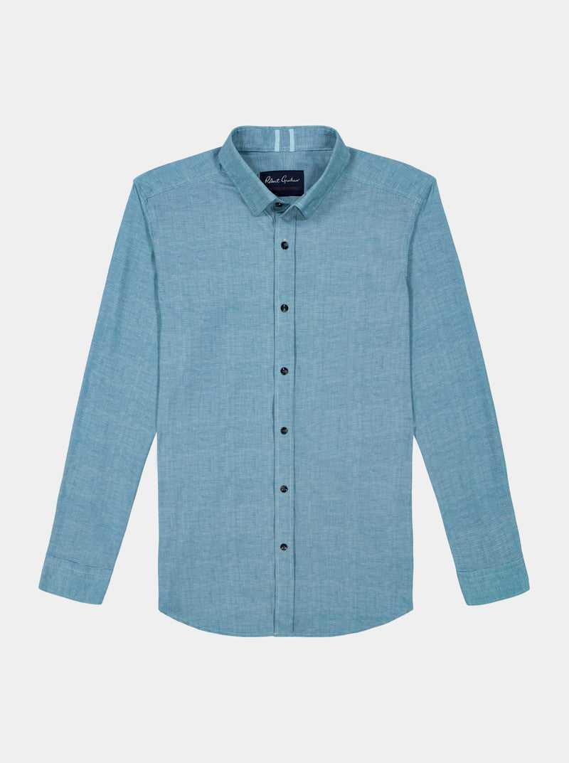 Robert Graham Renley Long Sleeve Button Down Shirt Teal | ZTMCER349