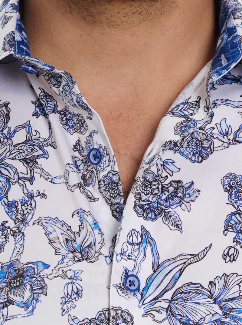 Robert Graham Sea Bloom Long Sleeve Button Down Shirt Classic | LEKPUJ139