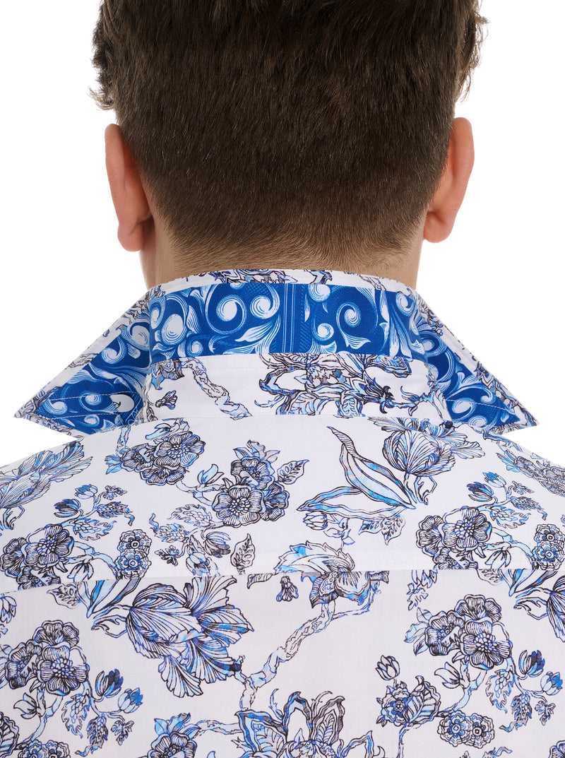 Robert Graham Sea Bloom Long Sleeve Button Down Shirt Classic | LEKPUJ139