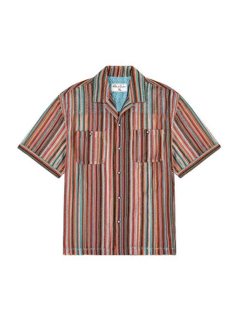 Robert Graham Serape Short Sleeve Button Down Shirt Multi | SBAGNM268