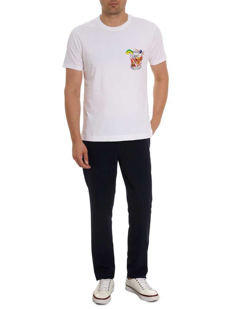 Robert Graham Serendipity T-shirt Białe | KLWHUM135