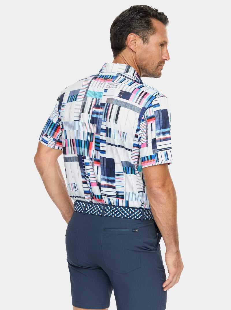 Robert Graham Siro Short Sleeve Knit Polo Multi | OCUSFM452