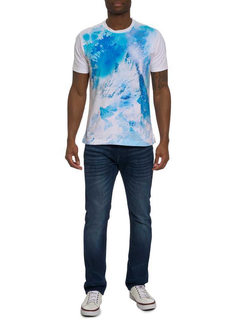 Robert Graham Snowtopia T-shirt Białe | KNGLVH653