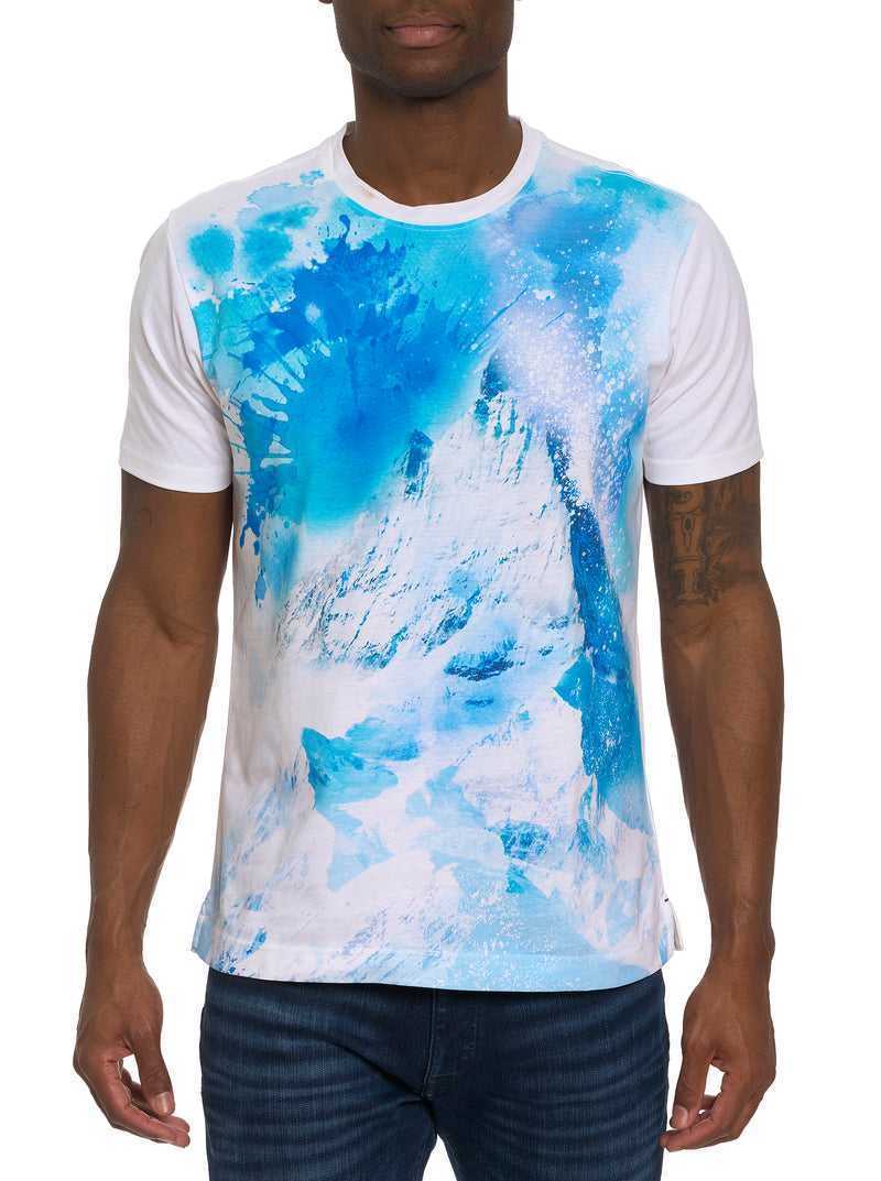 Robert Graham Snowtopia T-shirt Białe | KNGLVH653