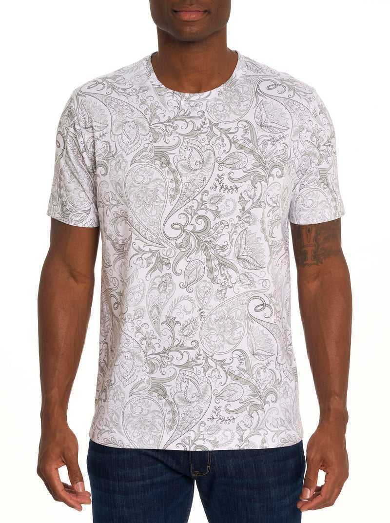 Robert Graham Swanson T-shirt Turkusowe | SJGKQF071