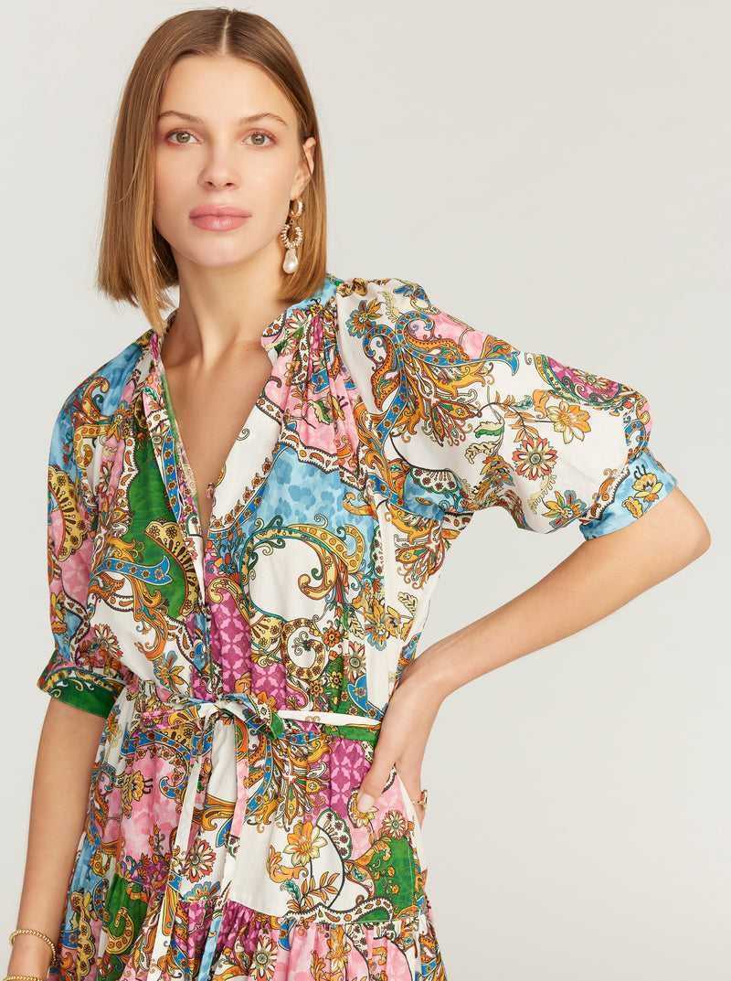 Robert Graham Sydney Short Sleeve Dress Multi | BWQSCL158