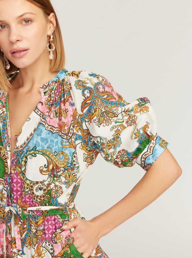 Robert Graham Sydney Short Sleeve Dress Multi | BWQSCL158