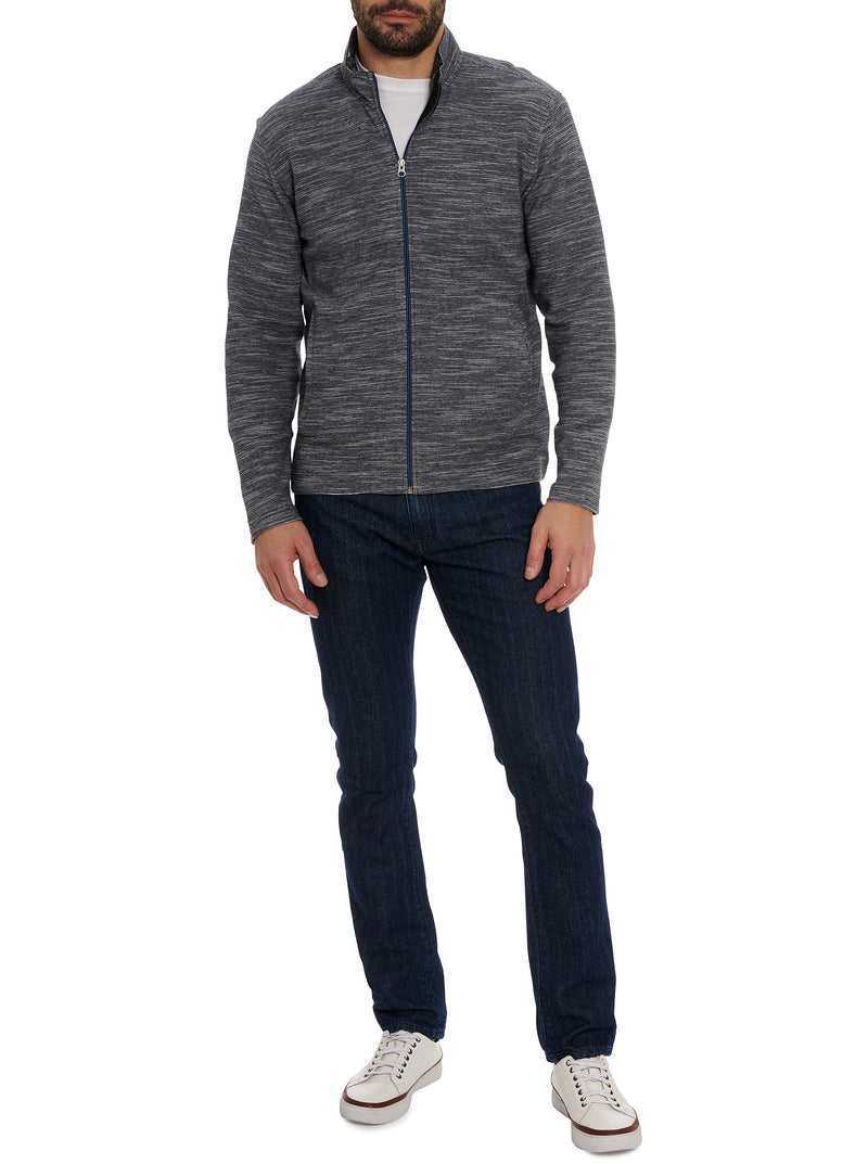 Robert Graham Tablas Long Sleeve Knit Czarne | YAWEOI231