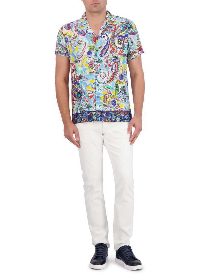 Robert Graham The Drake Short Sleeve Button Down Shirt Multi | KHVUTO038