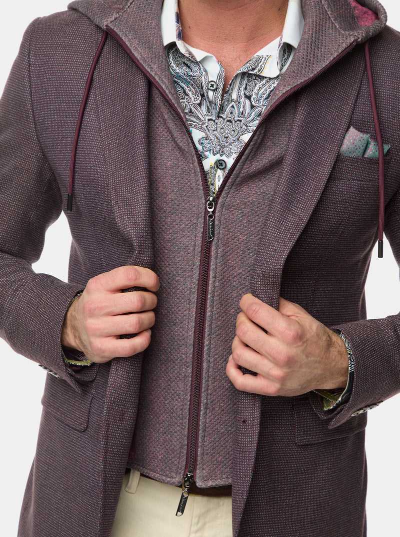 Robert Graham The Jetset Iii Woven Sport Coat Bordeaux | YONZKD249