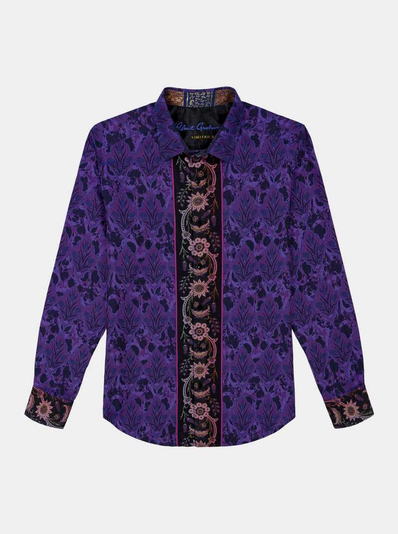 Robert Graham The Limited Edition Paso Doble Woven Shirt Tall Fioletowe | HPIZAE174