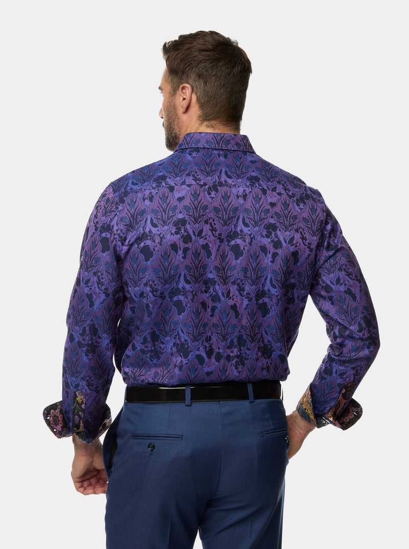 Robert Graham The Limited Edition Paso Doble Woven Shirt Tall Fioletowe | HPIZAE174