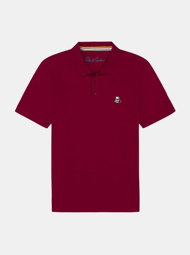 Robert Graham The Player Polo Bordowe | EIBOTK279