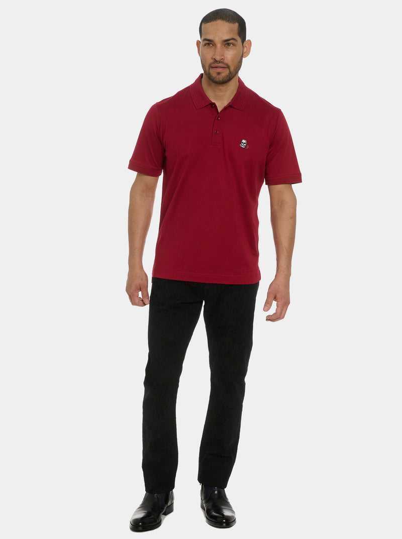 Robert Graham The Player Polo Bordowe | EIBOTK279