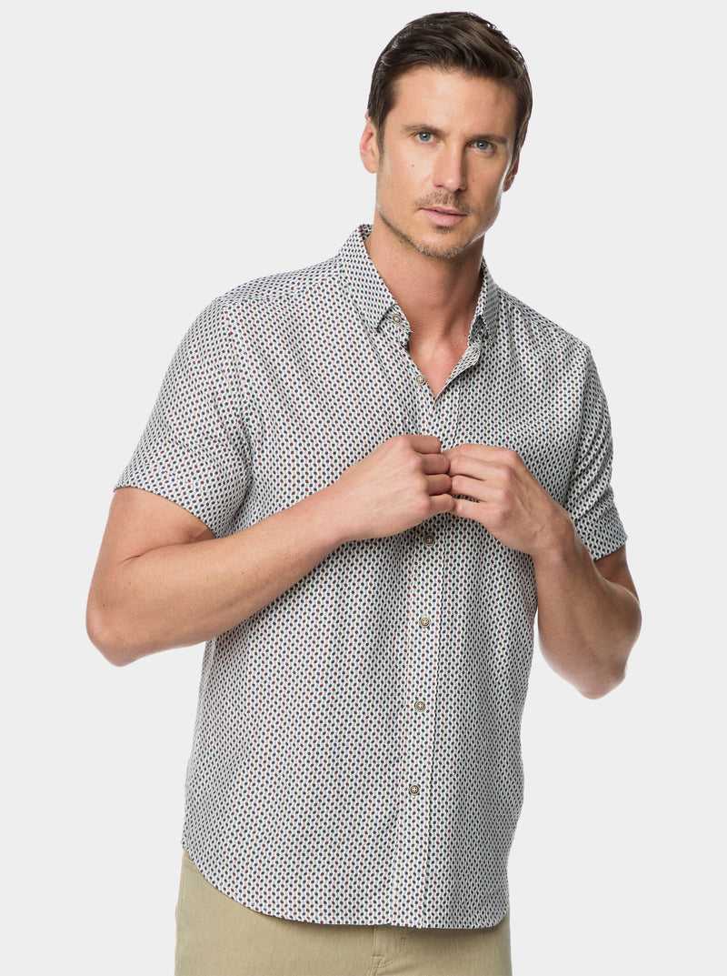 Robert Graham Trego Short Sleeve Button Down Shirt Multi | EIZYCW831