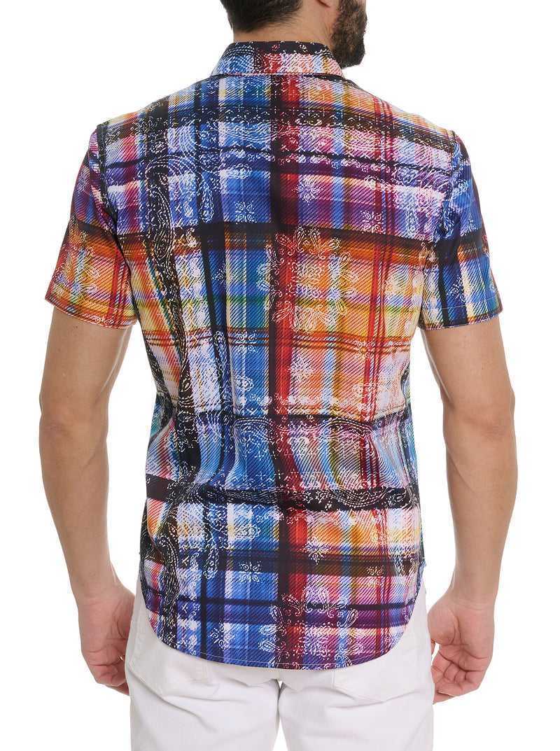 Robert Graham Troyes Short Sleeve Button Down Shirt Multi | HMSALB548