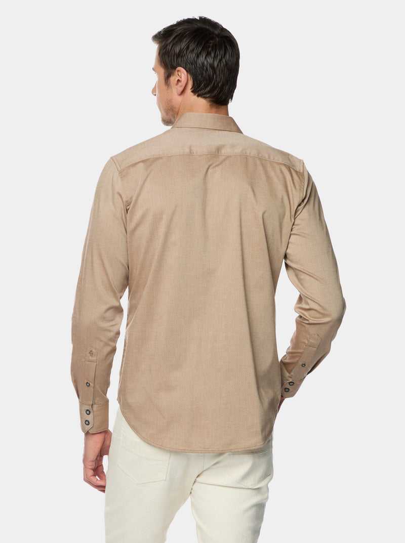 Robert Graham Wayfarer Long Sleeve Button Down Shirt Khaki | IJLUYH573