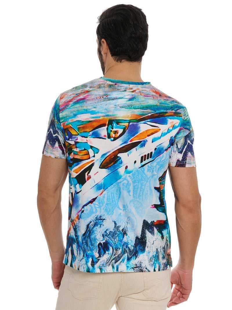 Robert Graham Yacht Trip T-shirt Multi | TDBHRV017