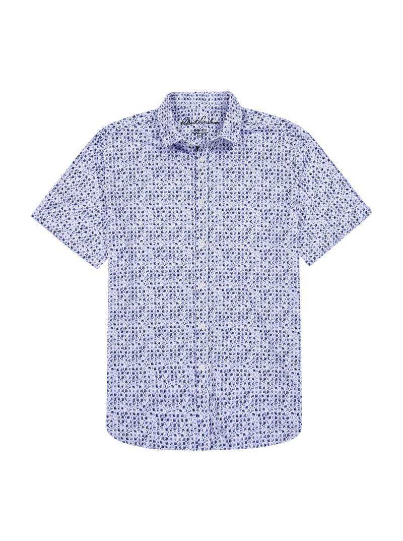 Robert Graham Zambia Short Sleeve Knit Shirt Fioletowe | SMKUCA291